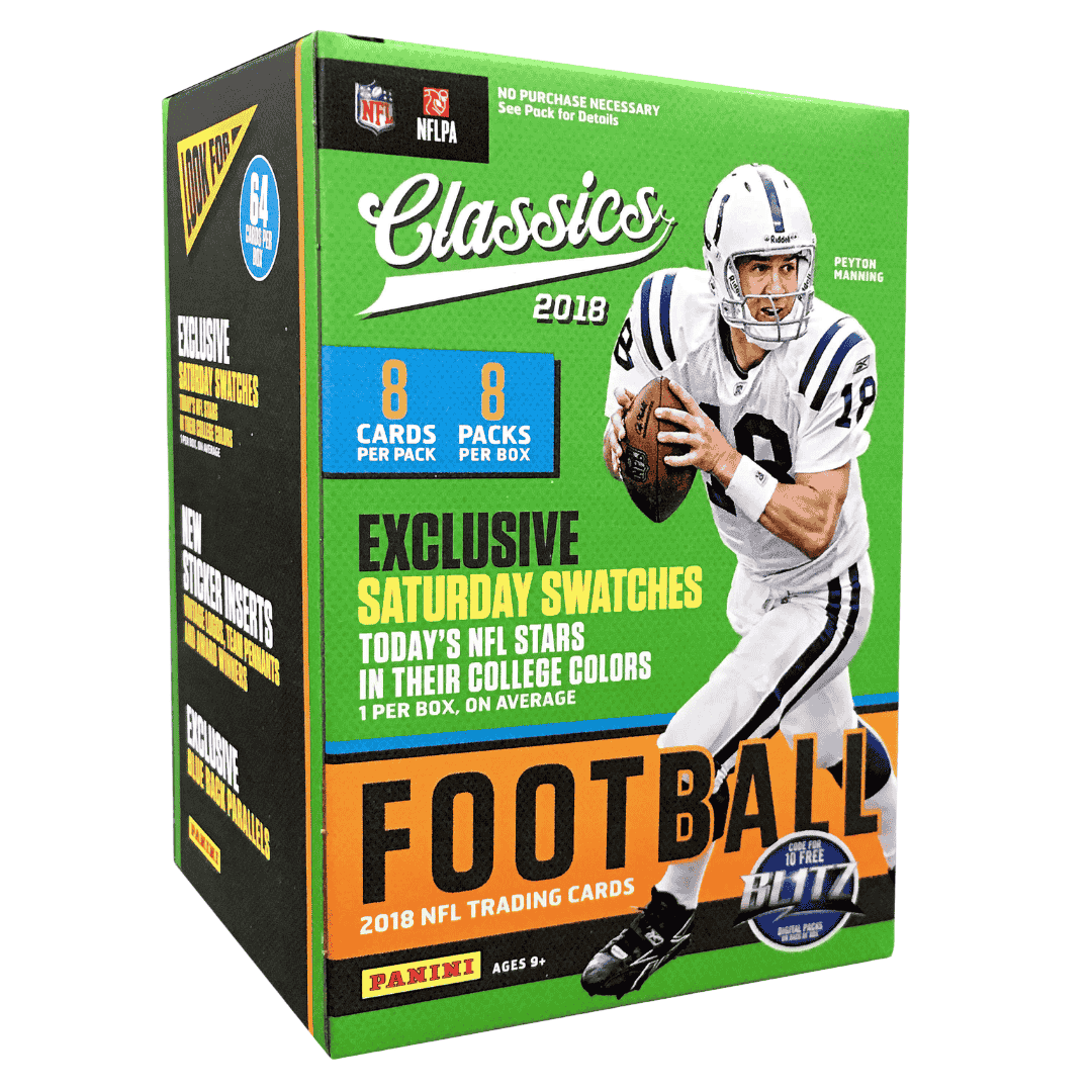 2018 Panini Classics Football Blaster Box