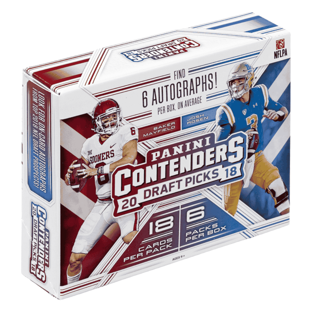 2018 Panini Contenders Draft Picks Football Hobby Box
