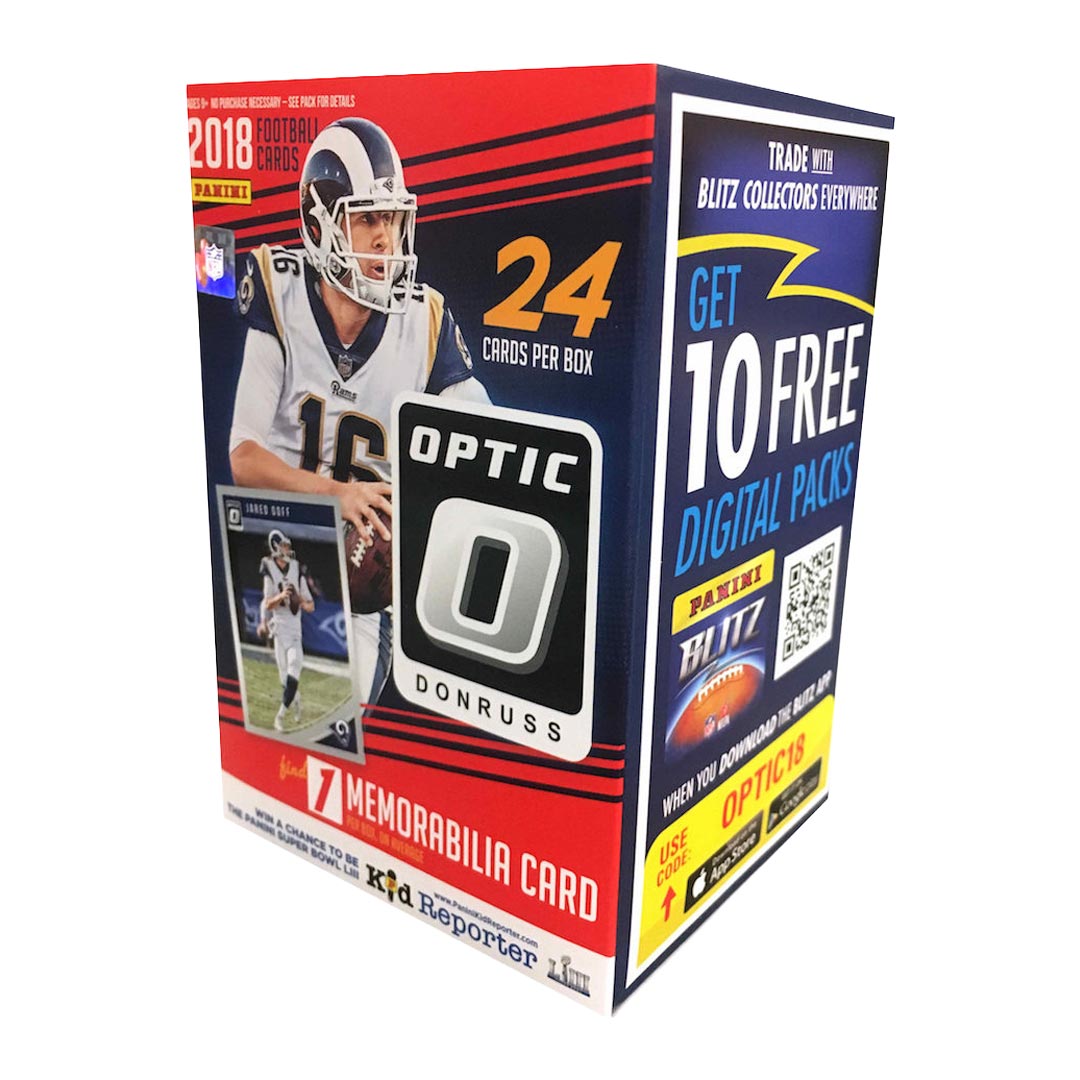 2018 Panini Donruss Optic Football Blaster Box - With Relic
