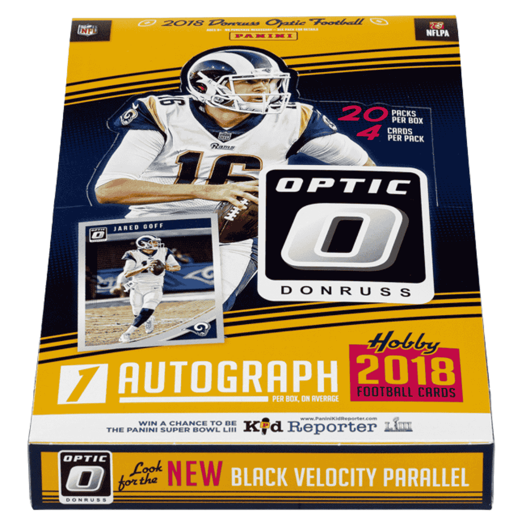 2018 Panini Donruss Optic Football Hobby Box