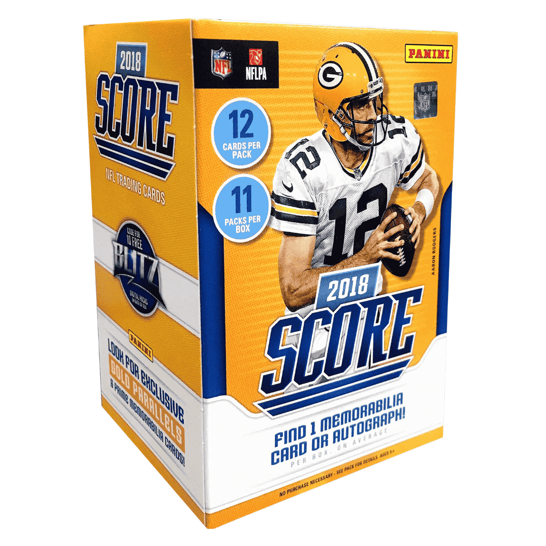 2018 Panini Score Football Blaster Box