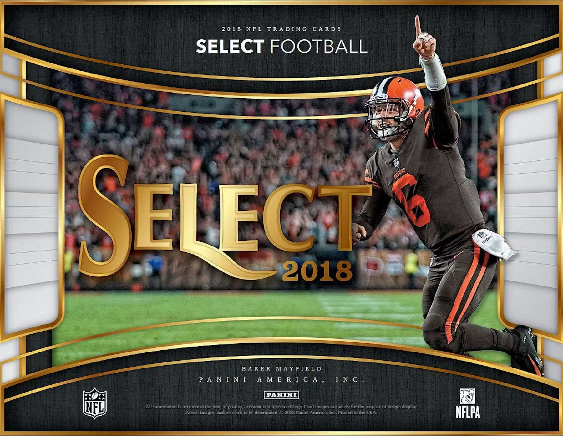 2018 Panini Select Football Hobby 12-Box Case