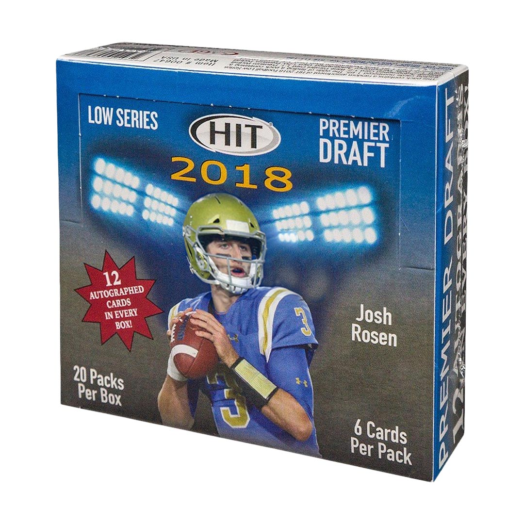 2018 Sage Hit Premier Draft Low Series Football Hobby Box