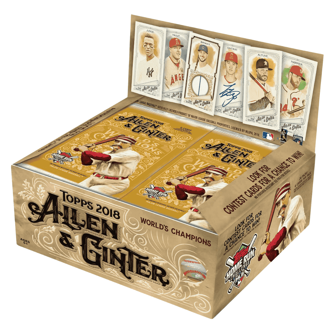 2018 Topps Allen & Ginter Baseball Retail Box