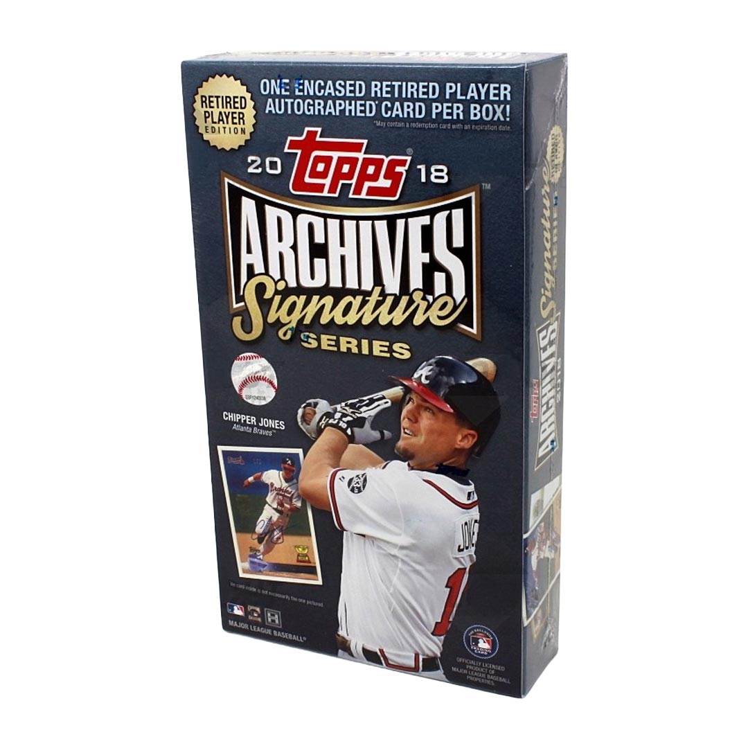 2018 Topps Archives Signature Series Retired Player Ed Baseball Box