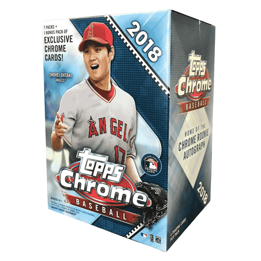 2018 Topps Chrome Baseball Blaster Box