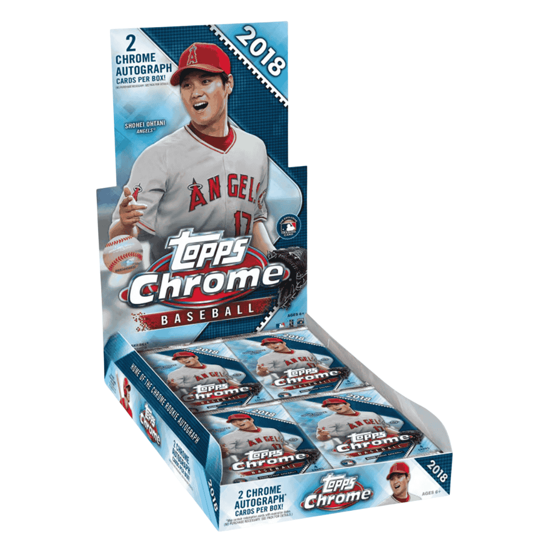 2018 Topps Chrome Baseball Hobby Box