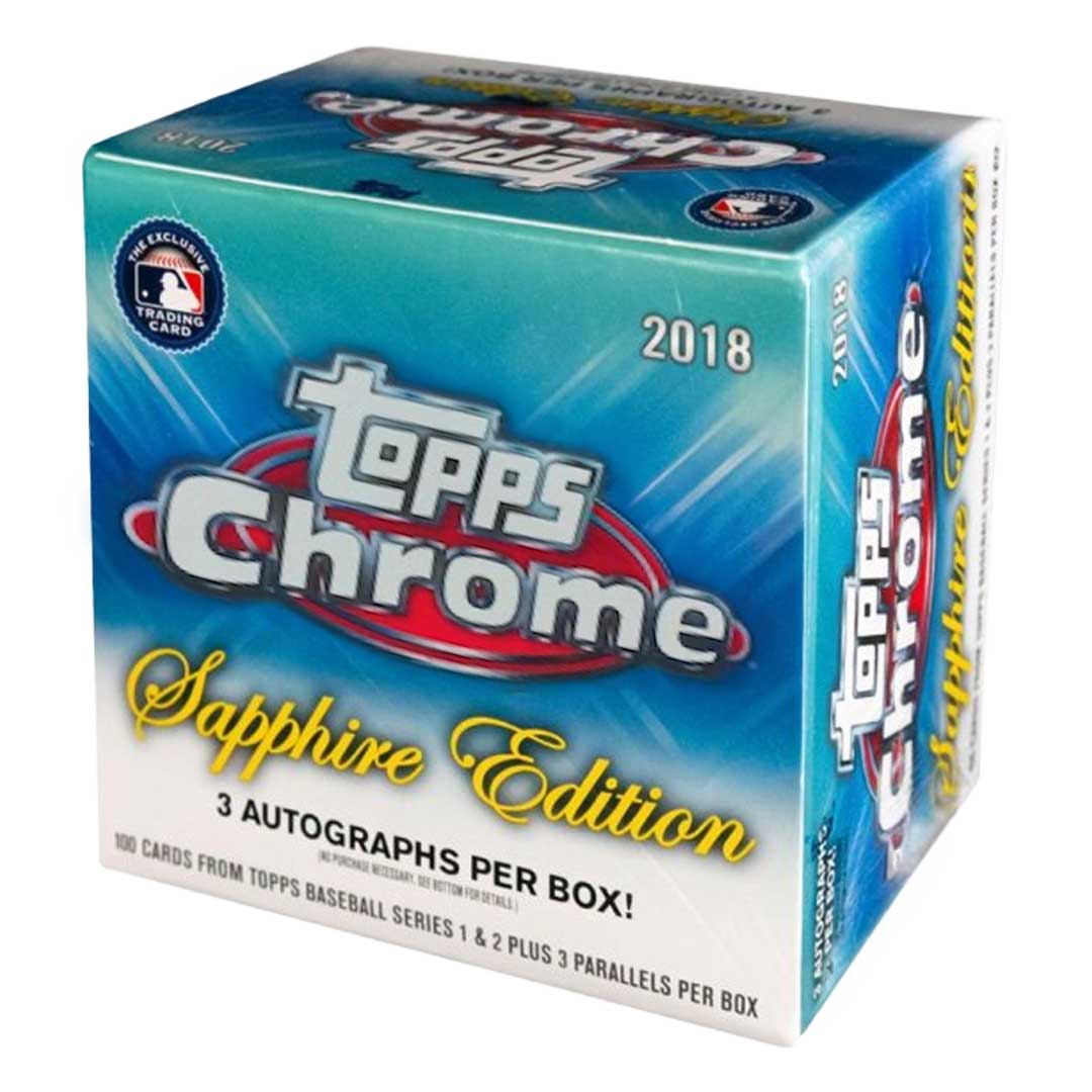 2018 Topps Chrome Baseball Sapphire Edition Box