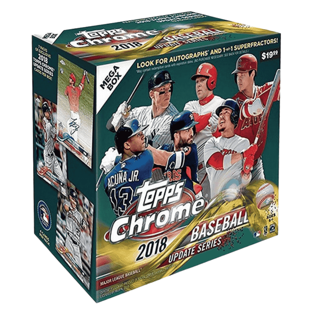 2018 Topps Chrome Update Mega Box Baseball Box
