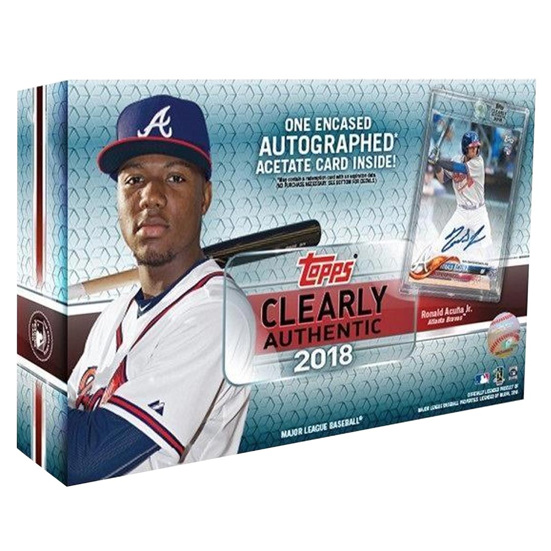 2018 Topps Clearly Authentic Baseball Hobby Box
