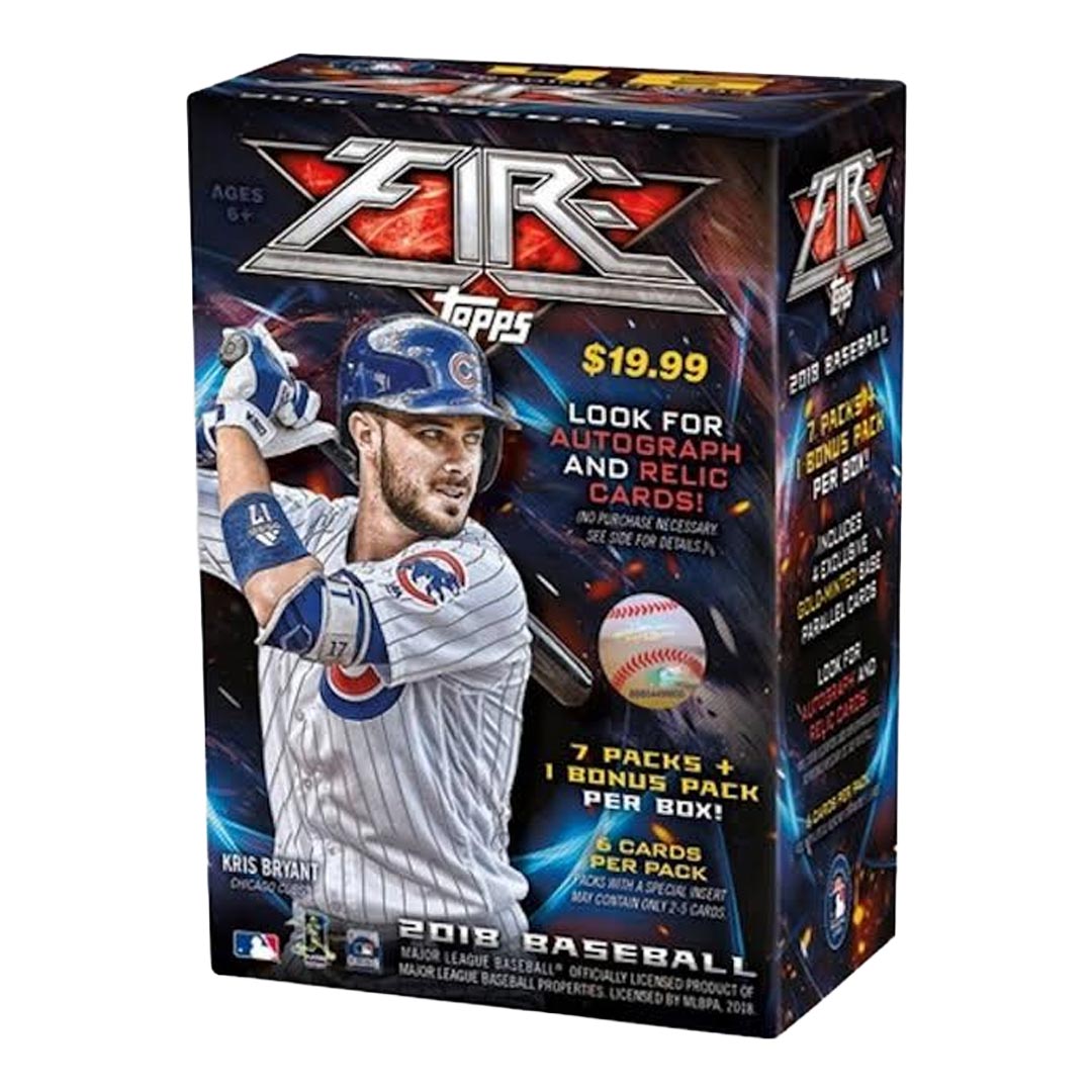2018 Topps Fire Baseball Blaster Box