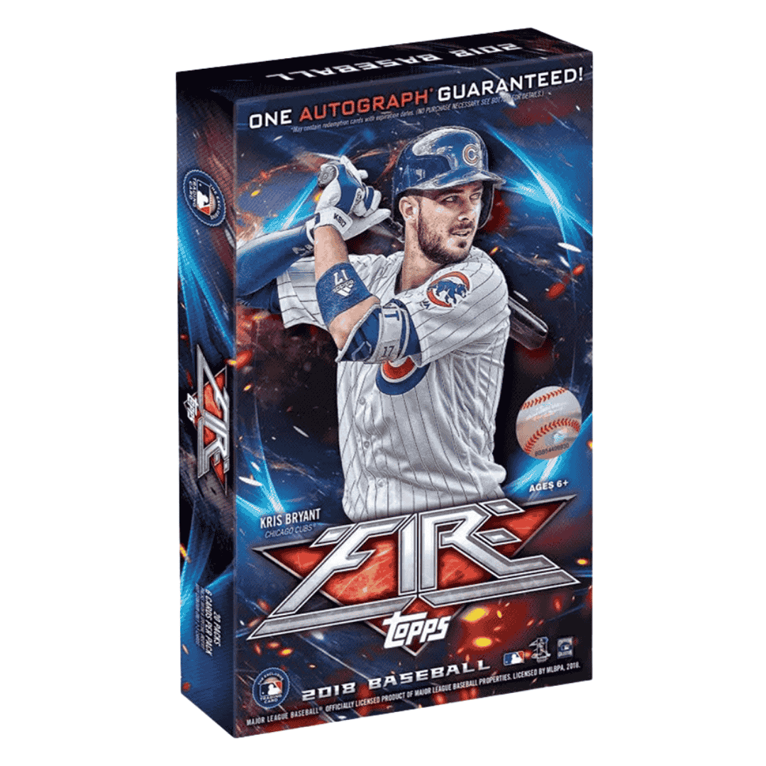 2018 Topps Fire Baseball Collectors Hobby Box