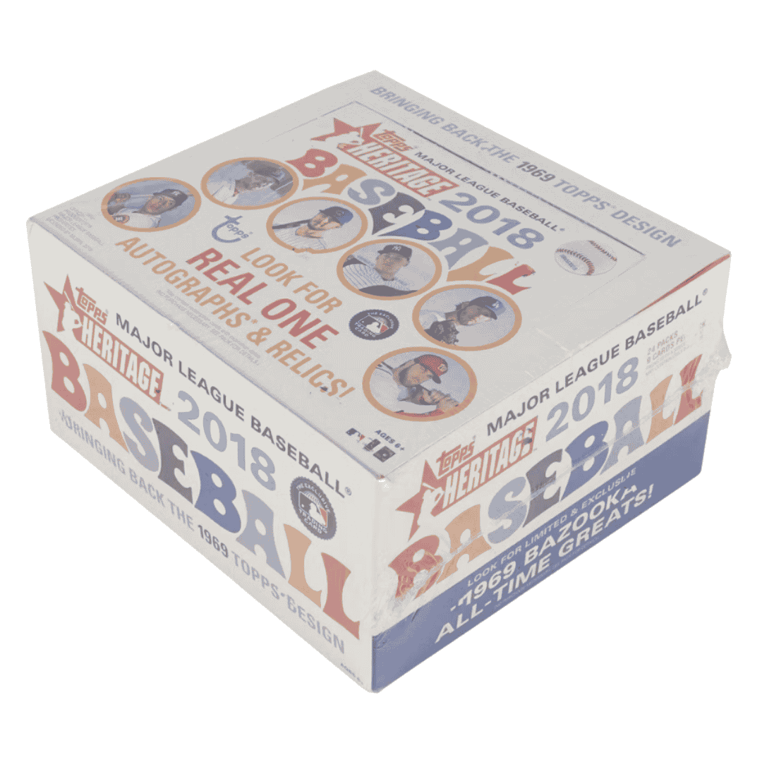 2018 Topps Heritage Baseball Retail Box