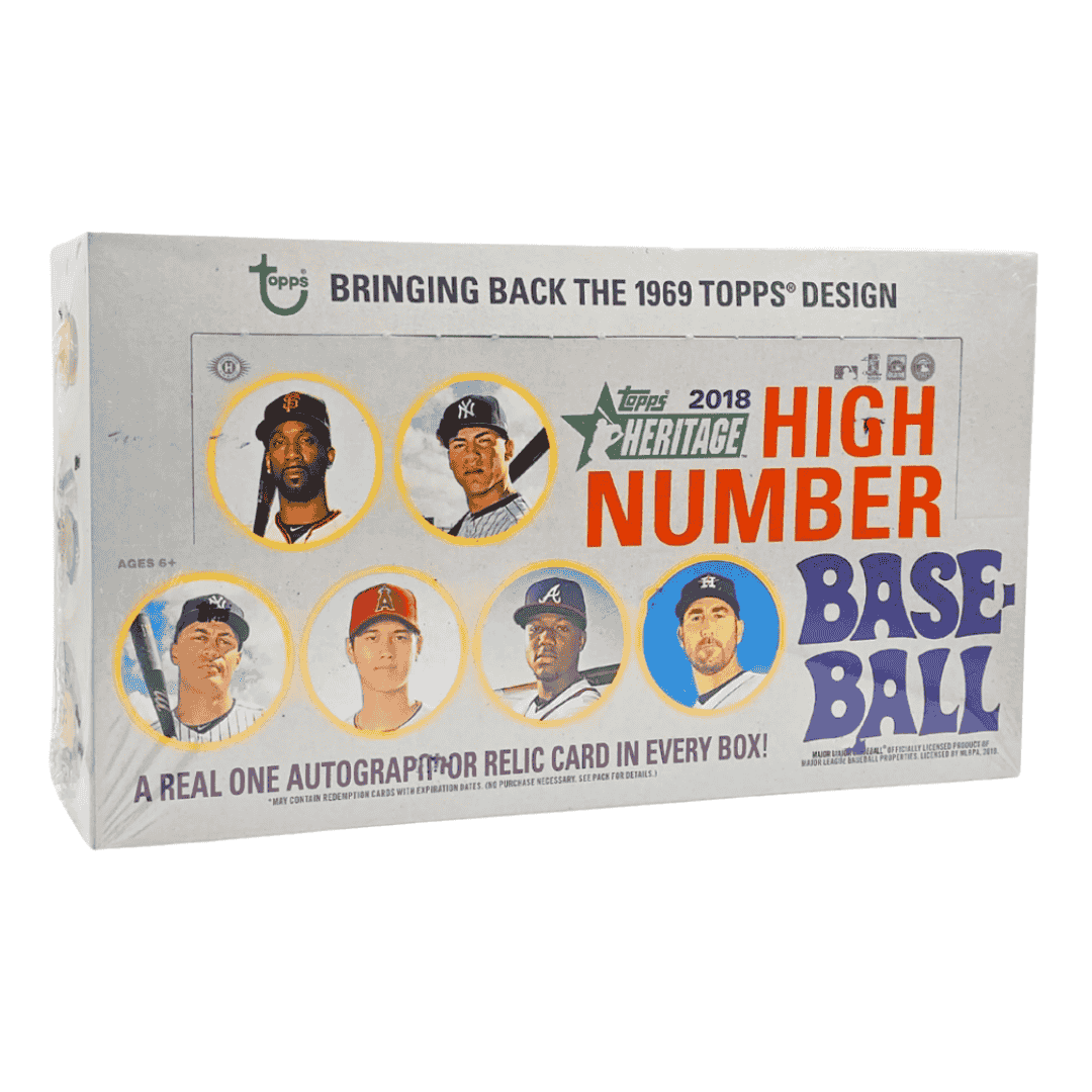 2018 Topps Heritage High Number Baseball Hobby Box