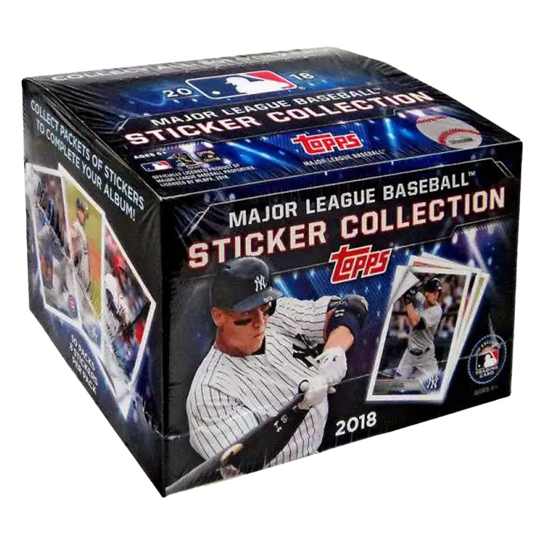 2018 Topps MLB Sticker Collection Baseball Box w/ Album