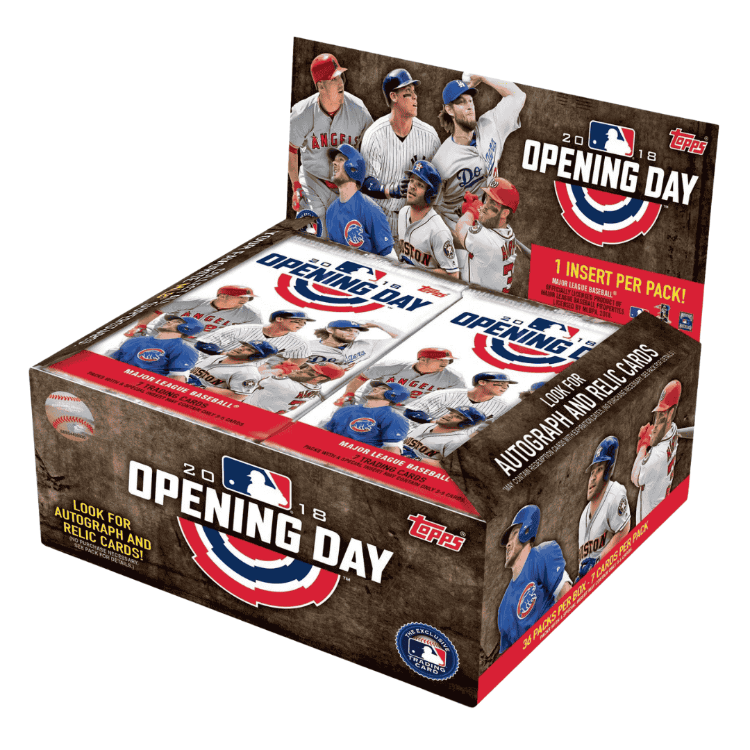2018 Topps Opening Day Baseball Hobby Box