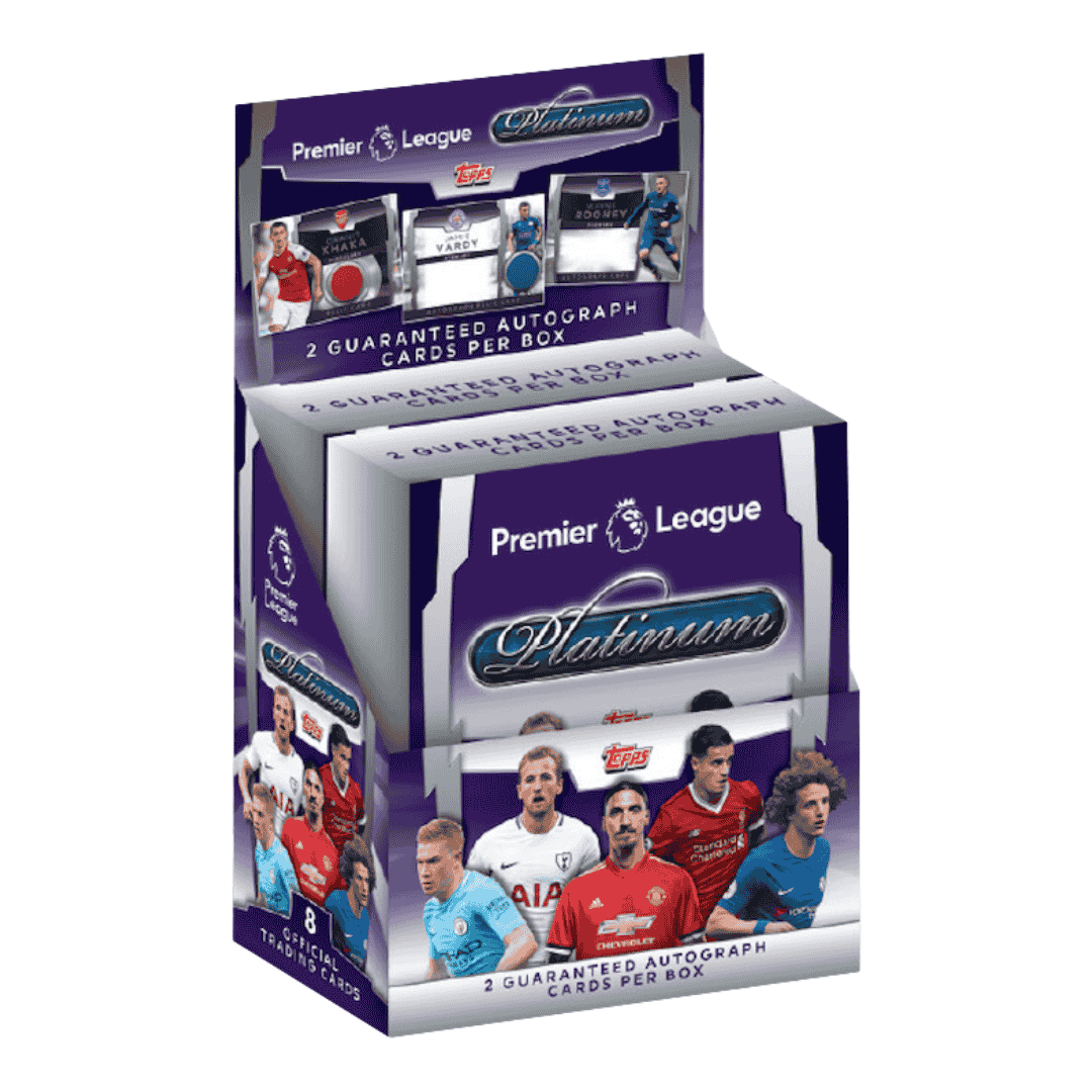 2018 Topps Platinum Premier League Soccer Box