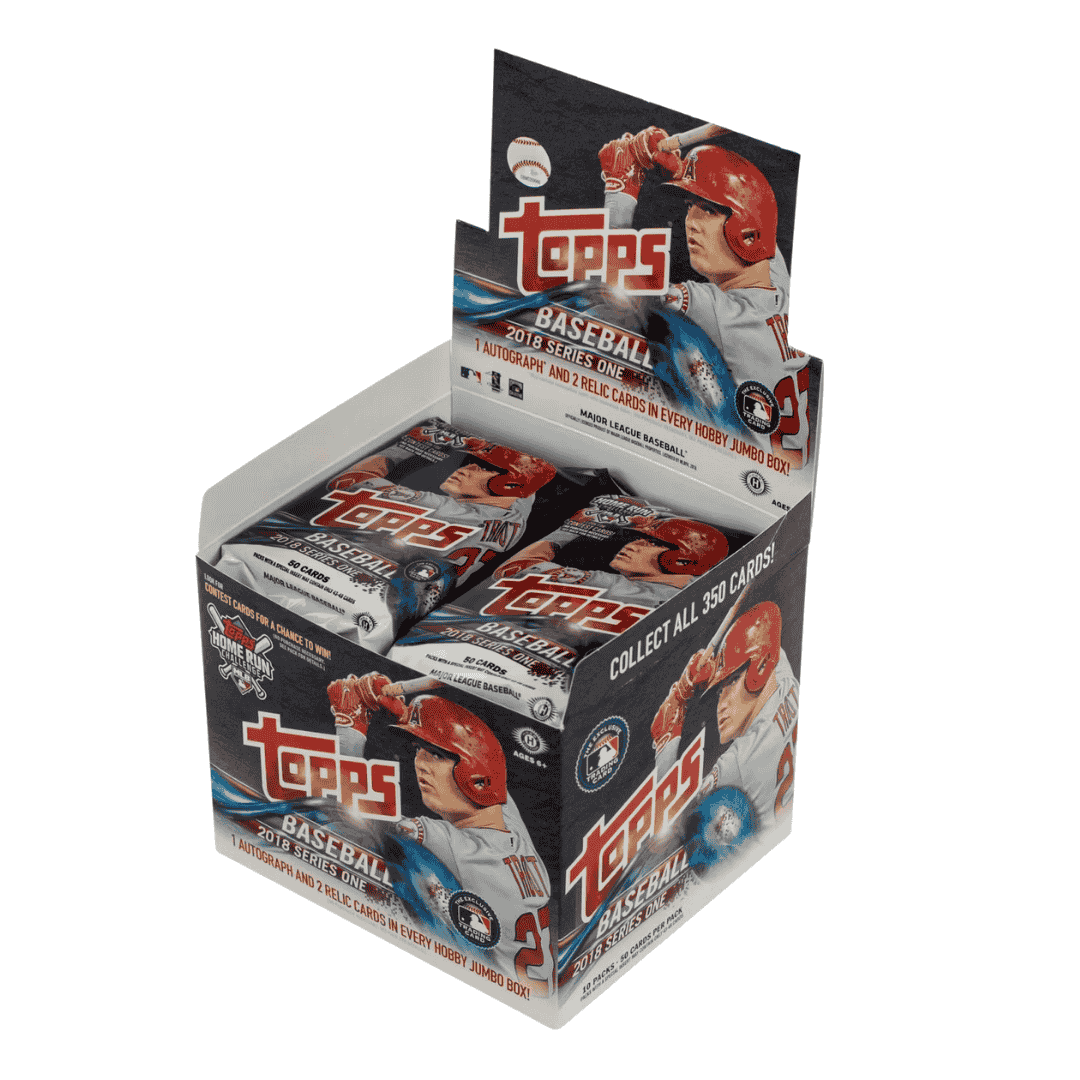 2018 Topps Series 1 Baseball Jumbo Box