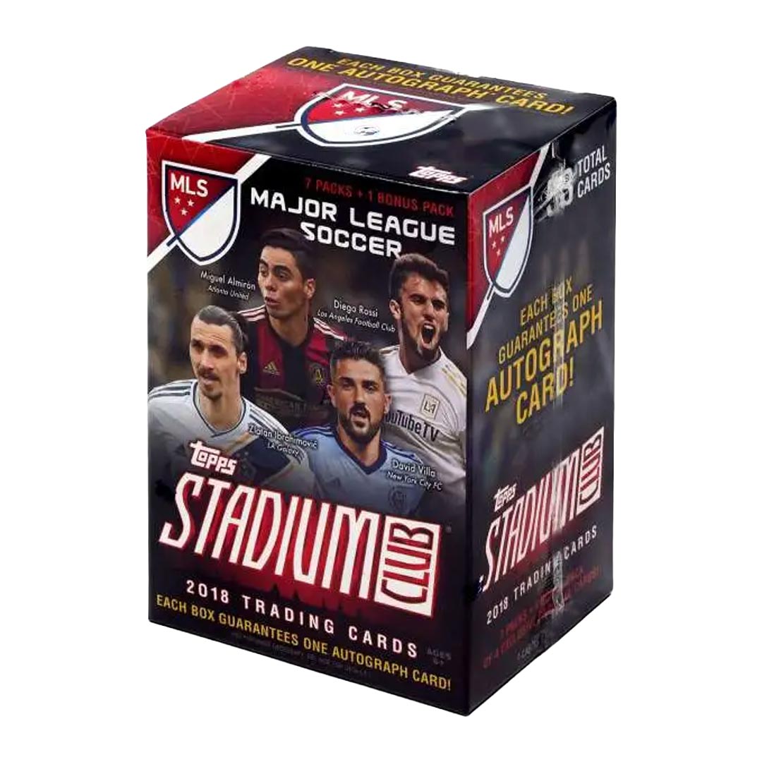 2018 Topps Stadium Club MLS Soccer 8-pack Blaster Box