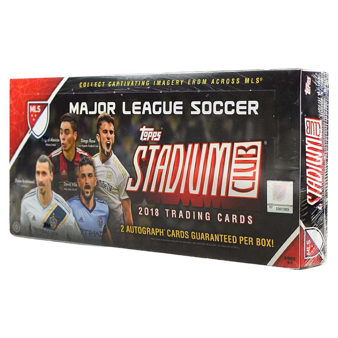 2018 Topps Stadium Club MLS Soccer Hobby Box