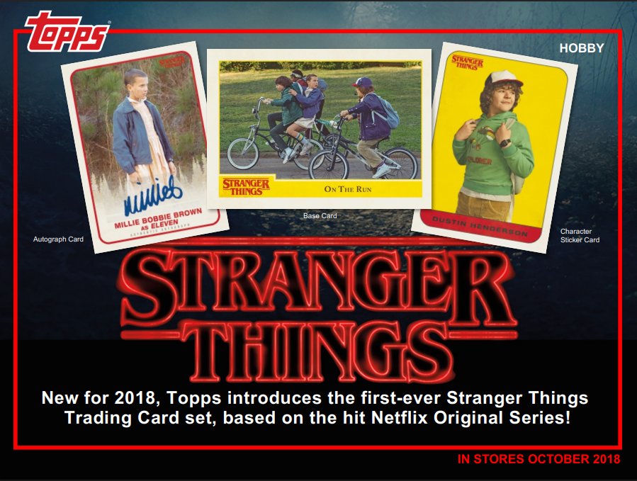 2018 Topps Stranger Things Hobby Box