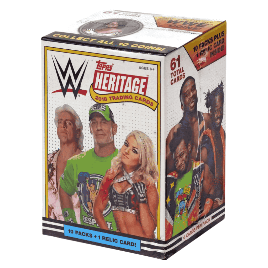 2018 Topps WWE Heritage Wrestling Blaster Box