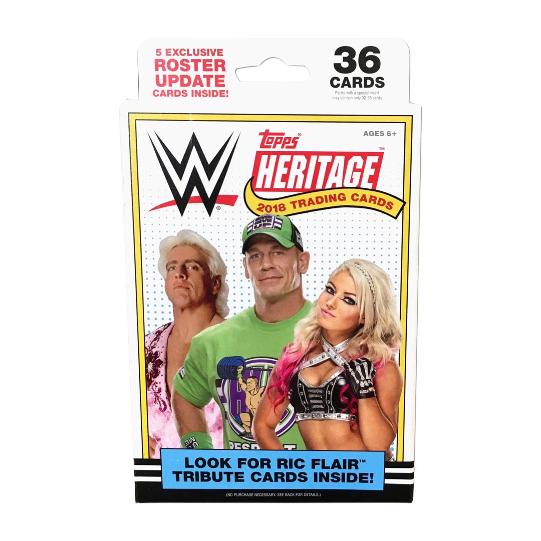 2018 Topps WWE Heritage Wrestling Hanger Box