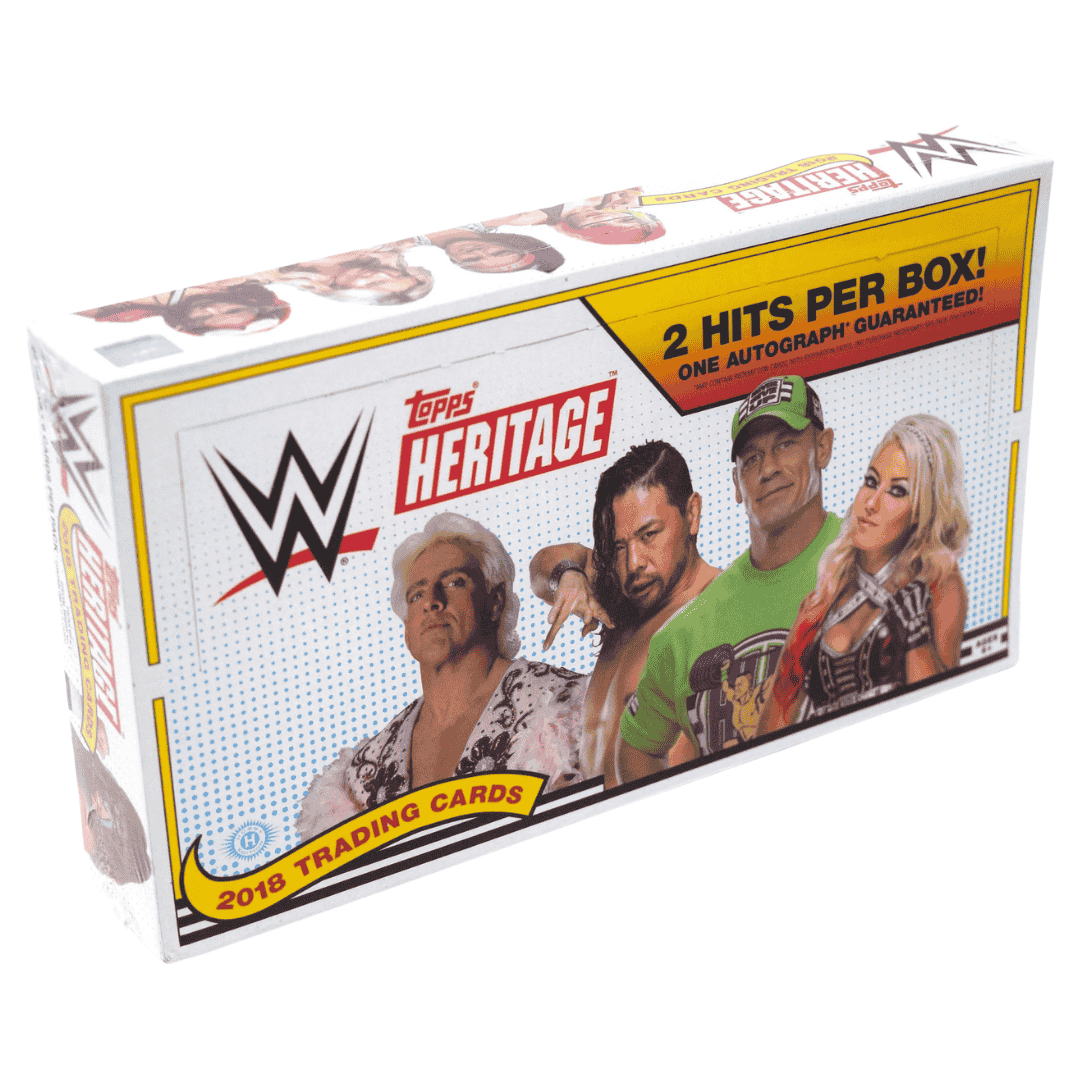 2018 Topps WWE Heritage Wrestling Hobby Box