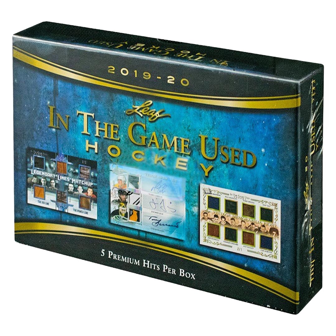 2019-20 Leaf In The Game (ITG) Game Used Hockey Box