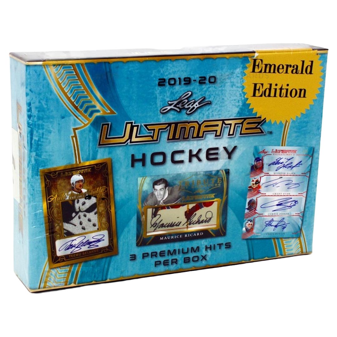 2019-20 Leaf Ultimate Hockey Emerald Edition Box