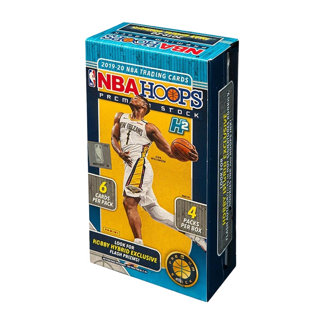 2019-20 Panini Hoops Premium Stock Basketball Hobby Hybrid Box