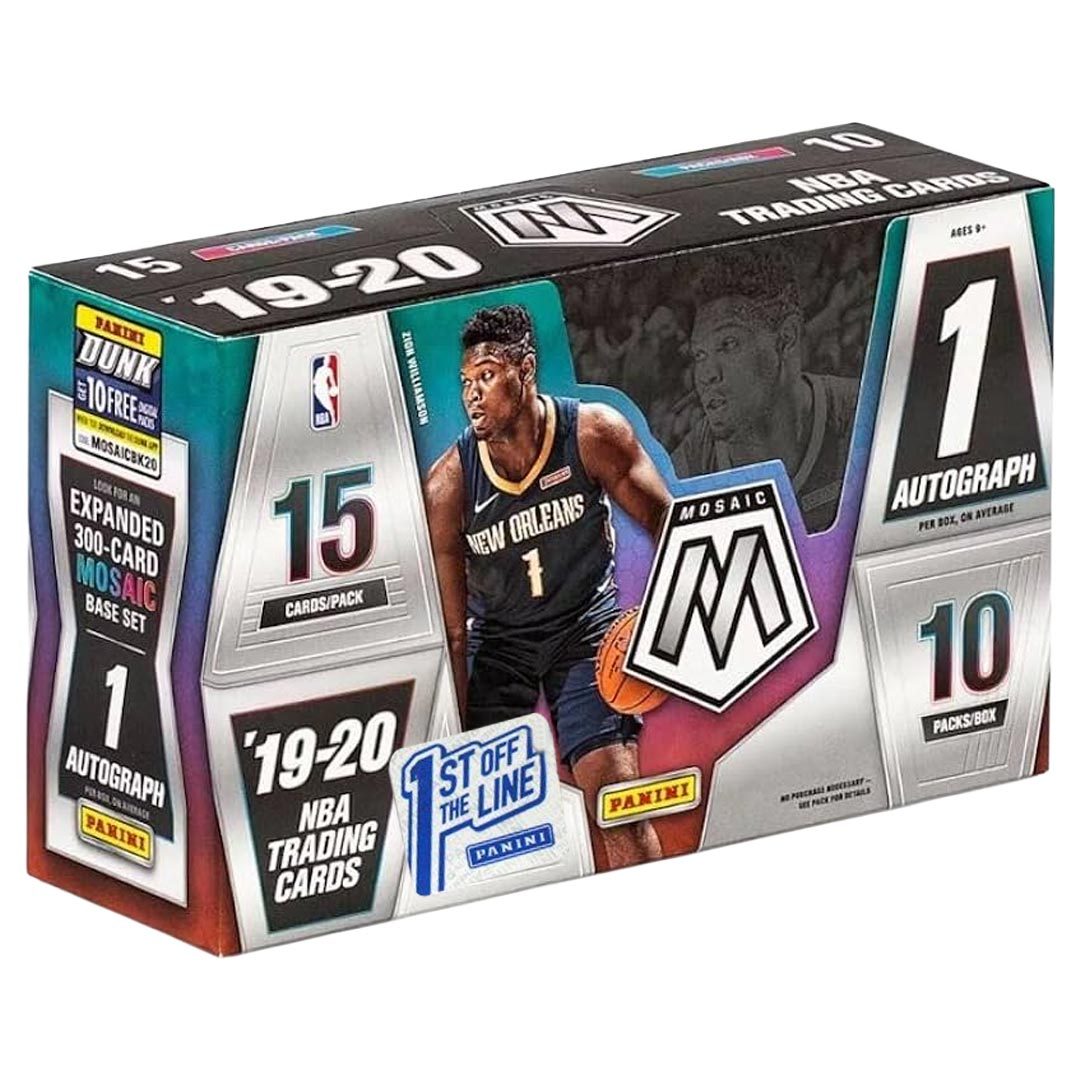 2019-20 Panini Mosaic Basketball 1st Off The Line Hobby Box