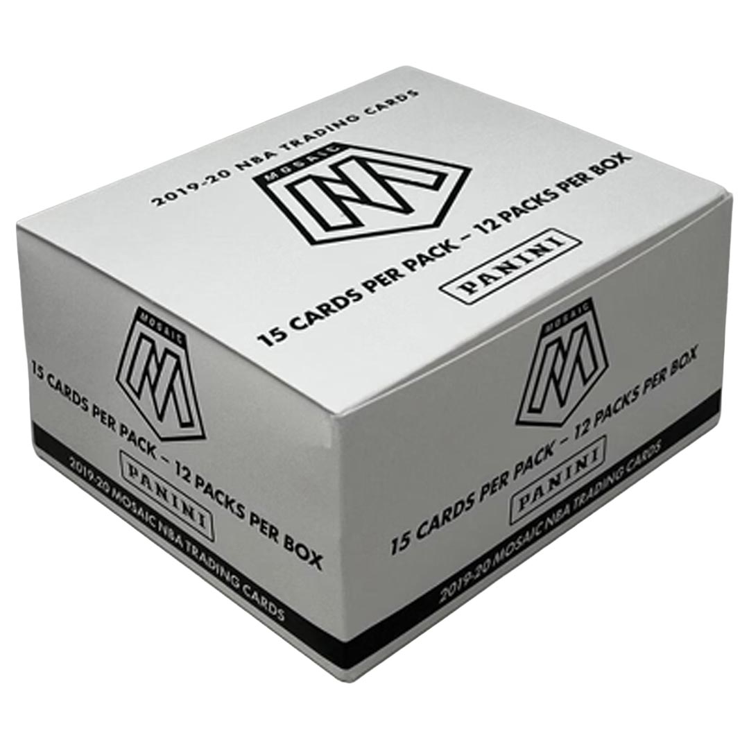 2019-20 Panini Mosaic Basketball Cello 12 Pack Box