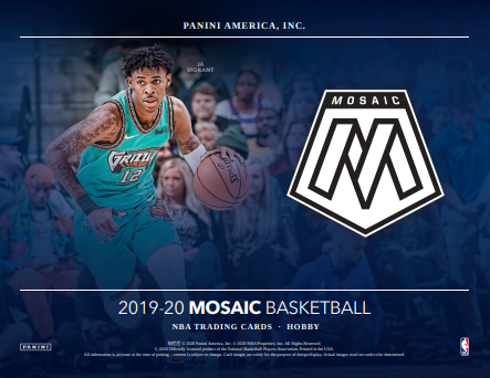 2019-20 Panini Mosaic Basketball Hobby Pack