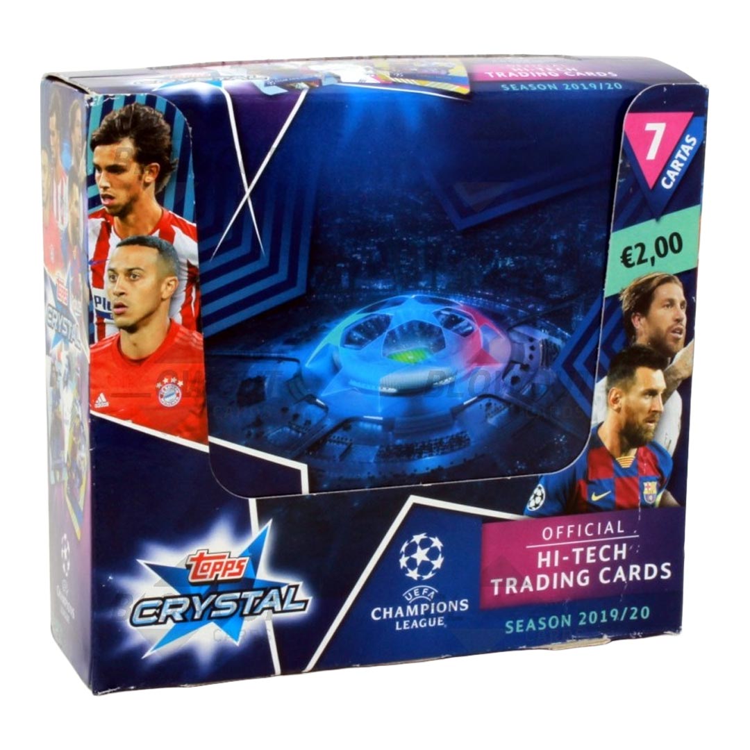 2019-20 Topps Crystal UEFA Champions League Soccer Spanish Edition Box