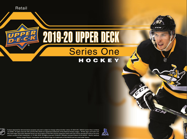 2019-20 Upper Deck Series 1 Hockey Retail Pack