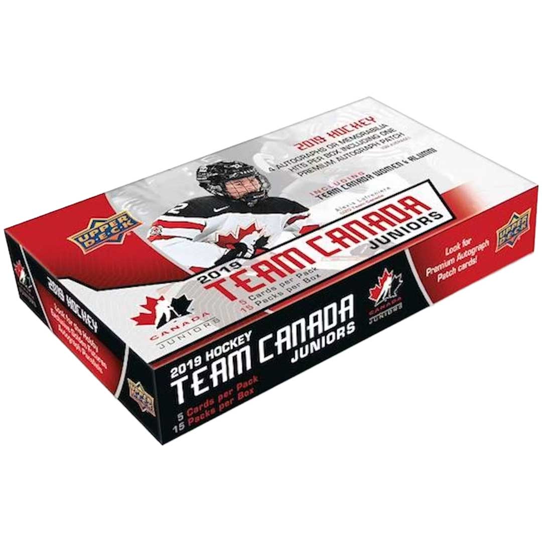 2019-20 Upper Deck Team Canada Juniors Hockey Hobby Box