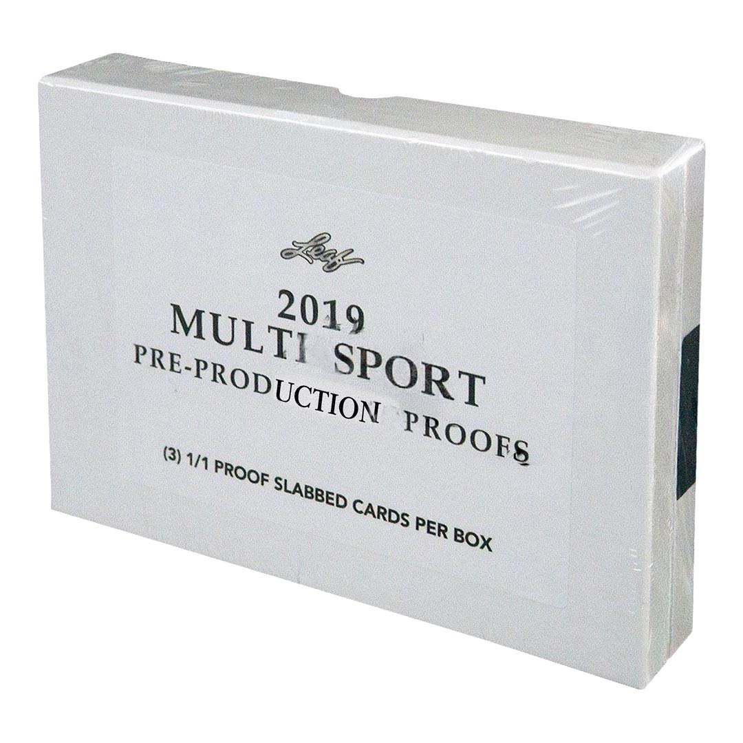 2019 Leaf 1/1 Multi-Sport Pre-Production Proof Box