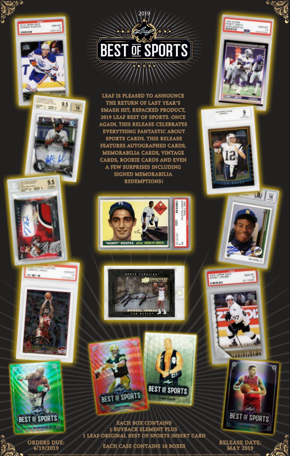 2019 Leaf Best of Sports Hobby Box