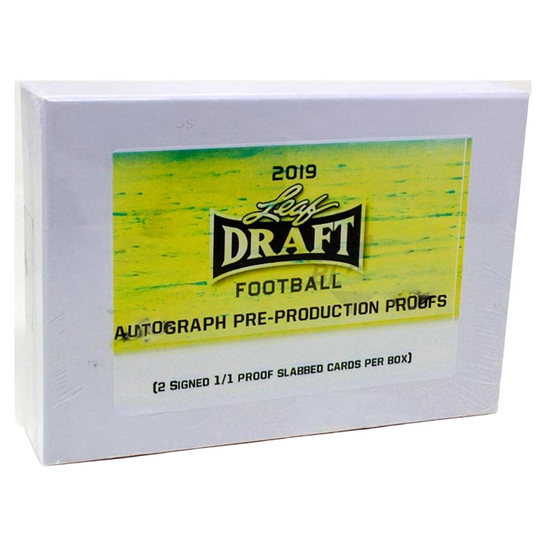 2019 Leaf Draft Football Pre-Production Proof Box