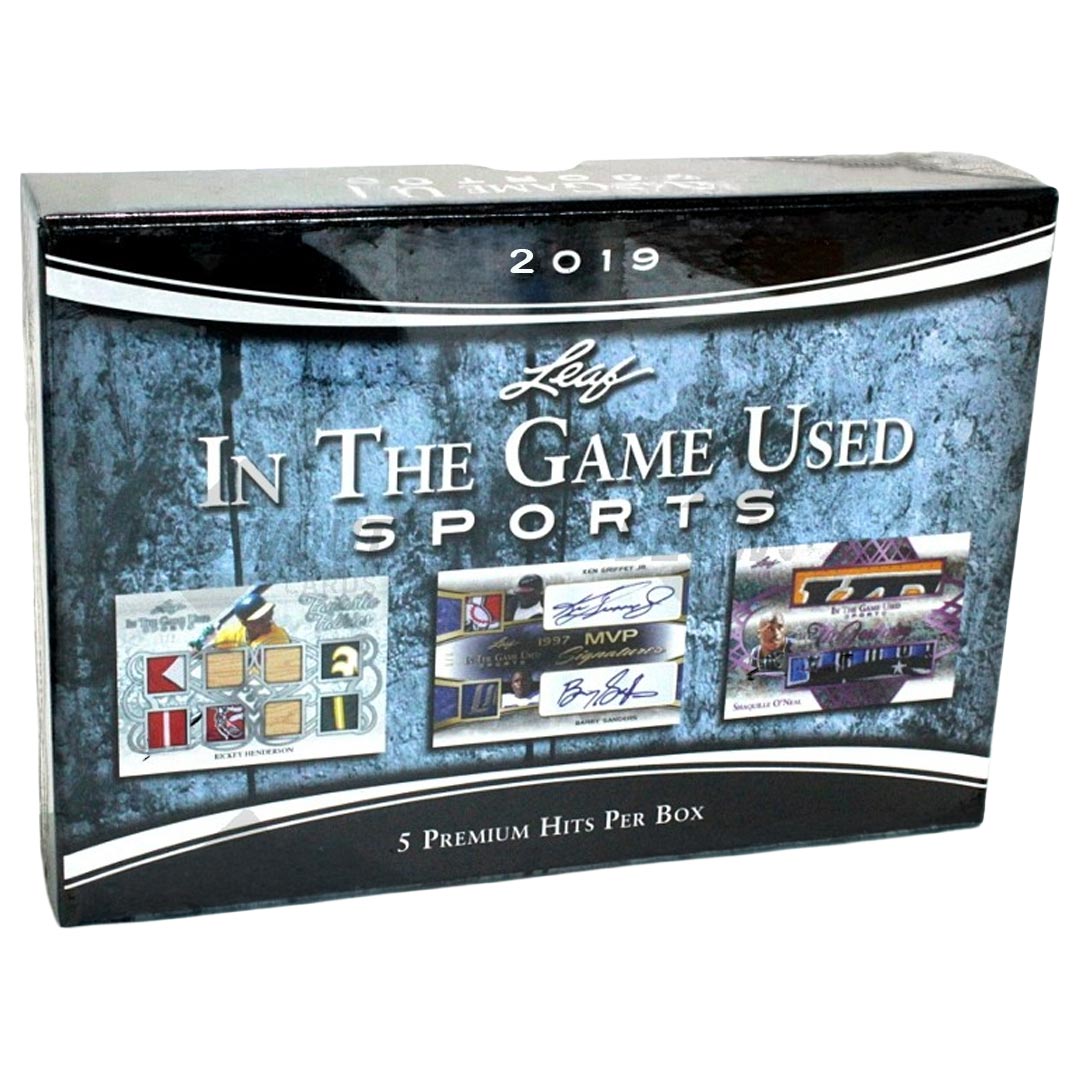 2019 Leaf In The Game Used Sports Hobby Box