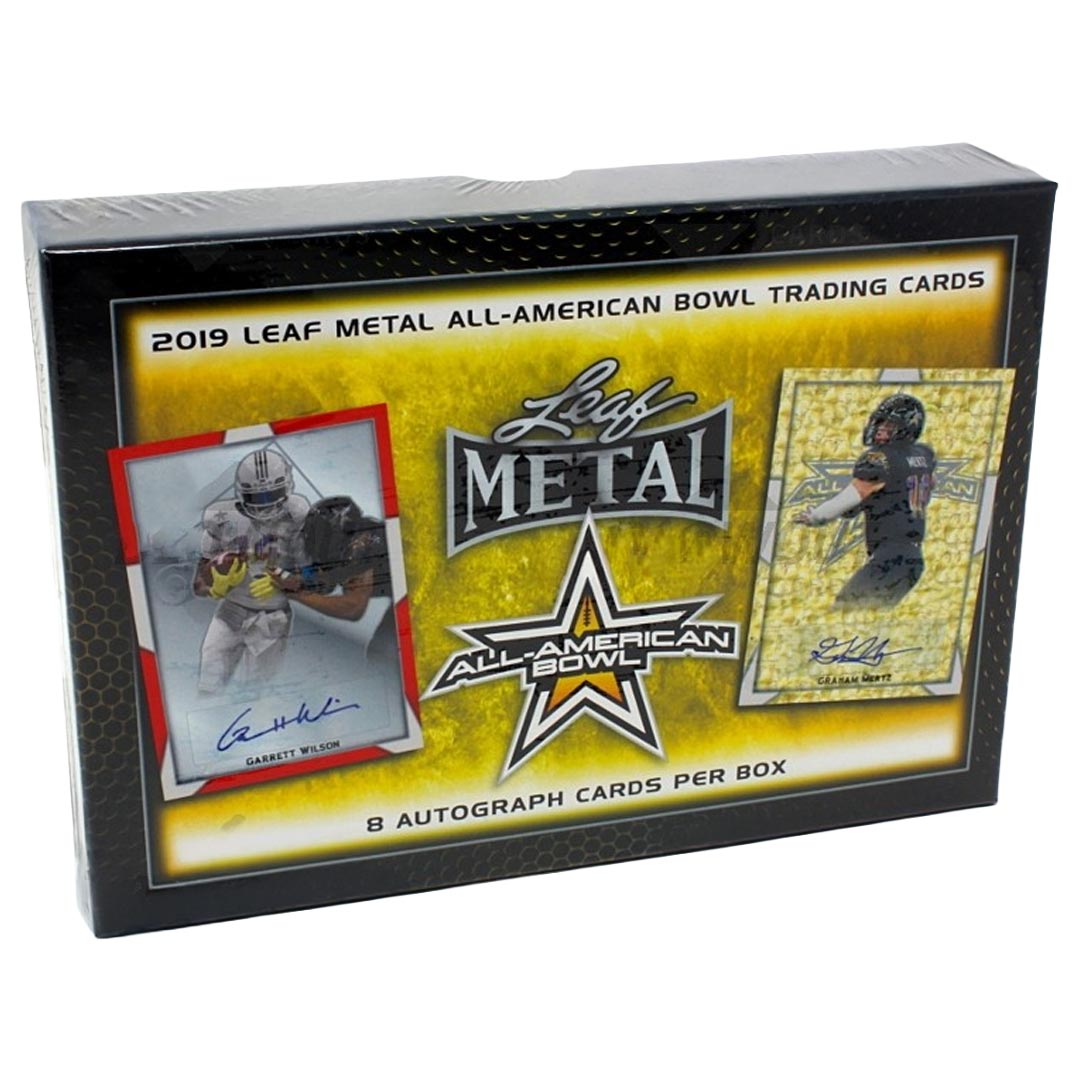 2019 Leaf Metal All-American Bowl Football Hobby Box