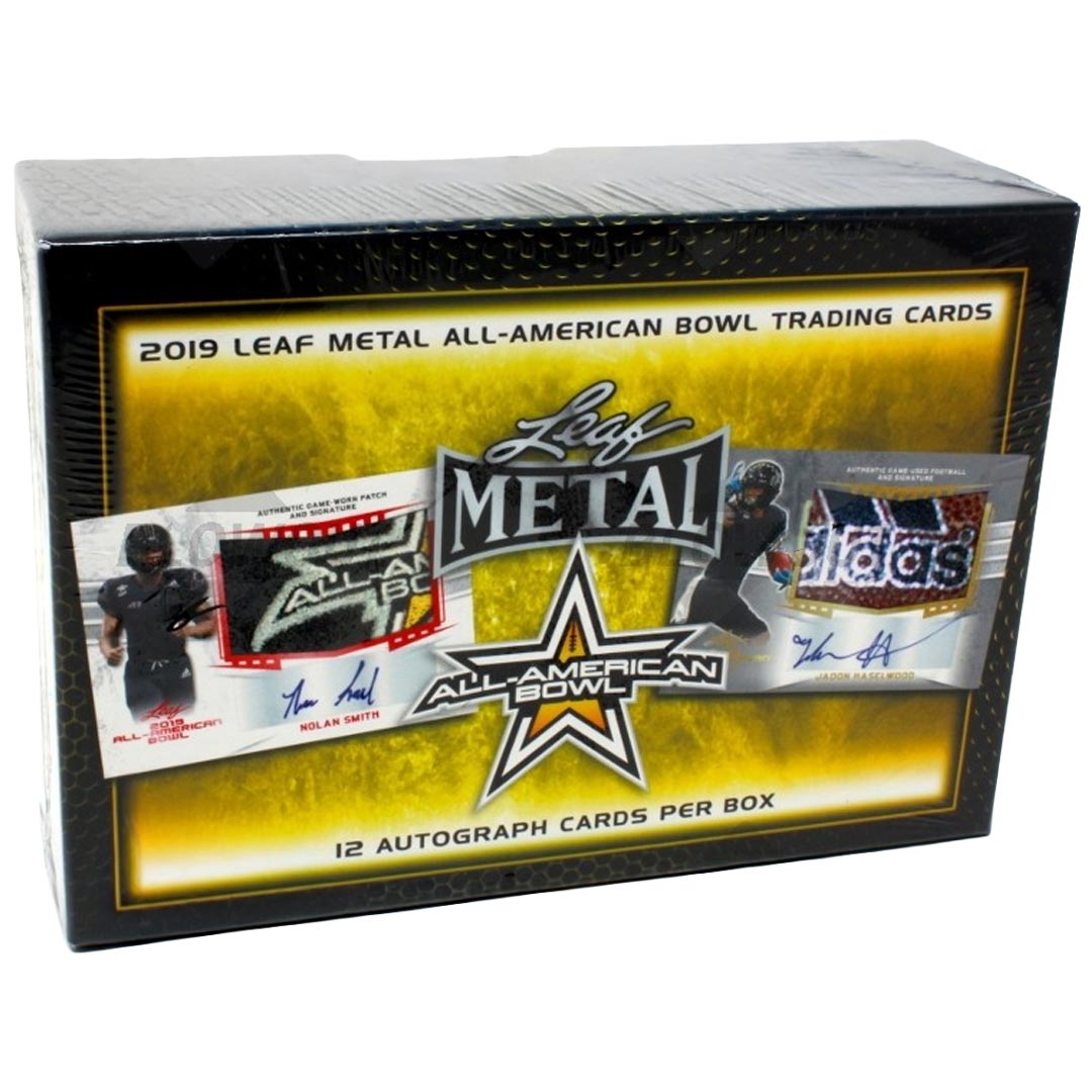 2019 Leaf Metal All-American Bowl Football Jumbo Box