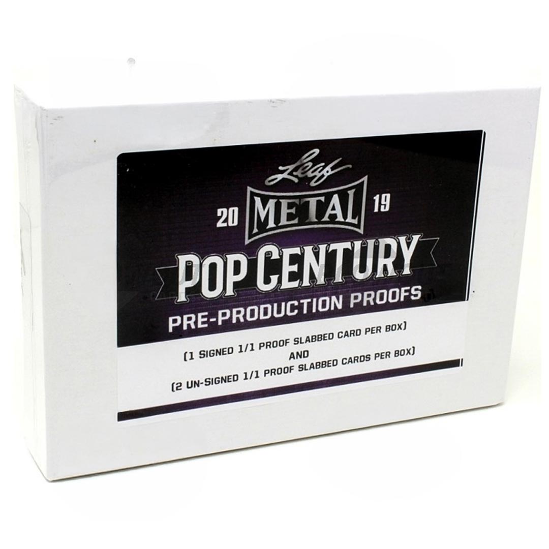 2019 Leaf Metal Pop Century 1/1 Pre-Production Proof Box