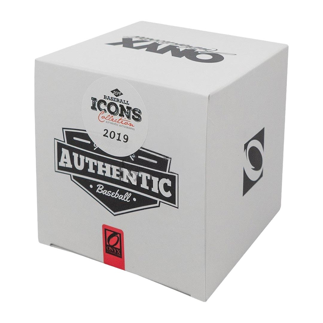 2019 Onyx ICONS Hall of Fame Signed Baseball Box