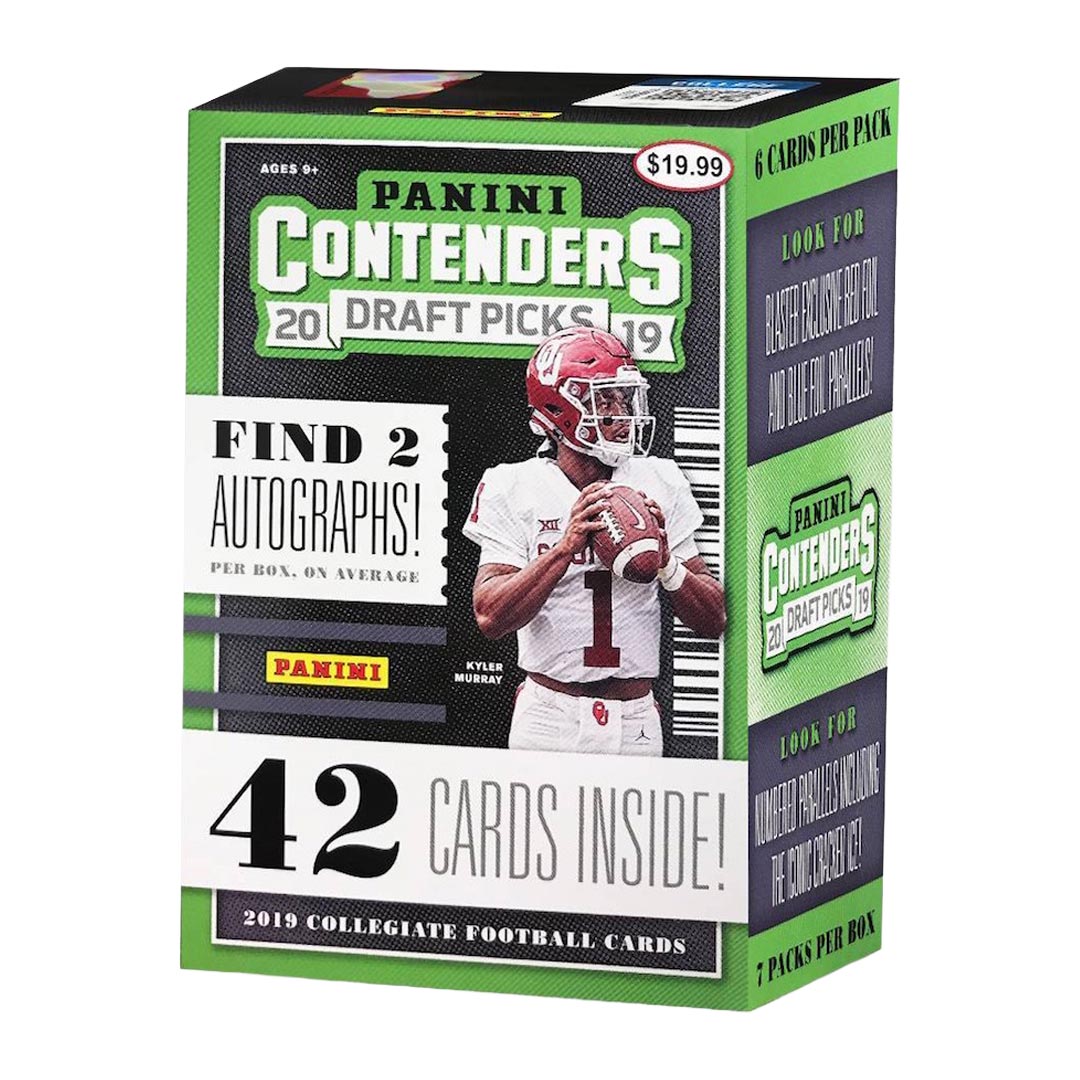 2019 Panini Contenders Draft Picks Football Blaster Box