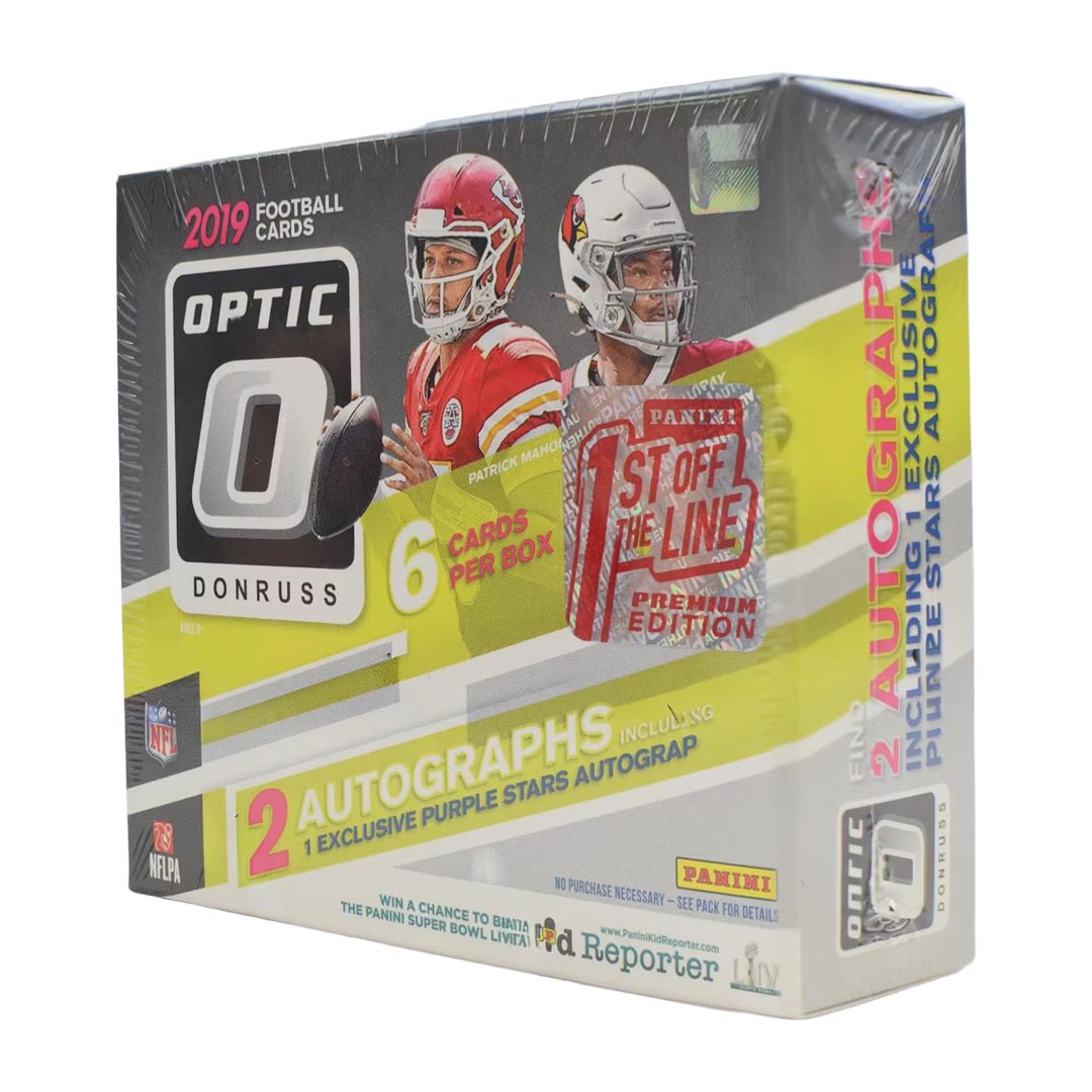 2019 Panini Donruss Optic Football 1st Off The Line Premium Edition Box