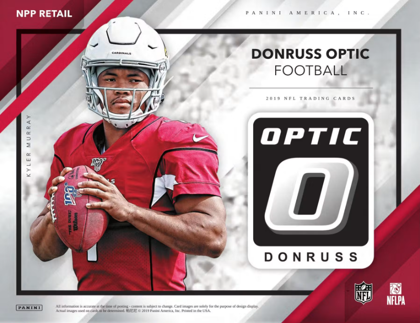 2019 Panini Donruss Optic Football Jumbo Value Box