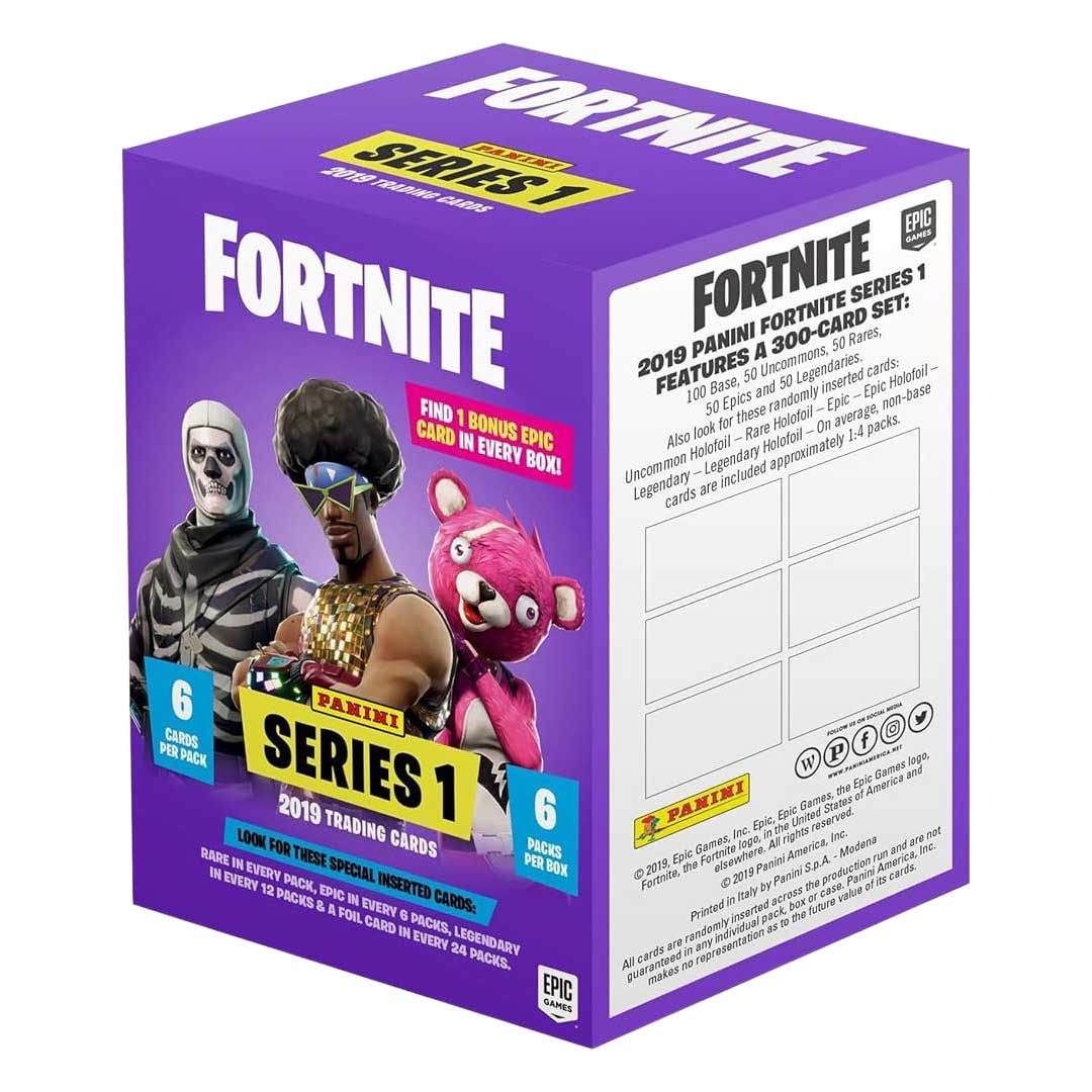 2019 Panini Fortnite Series 1 Trading Cards Blaster Box (Italy)