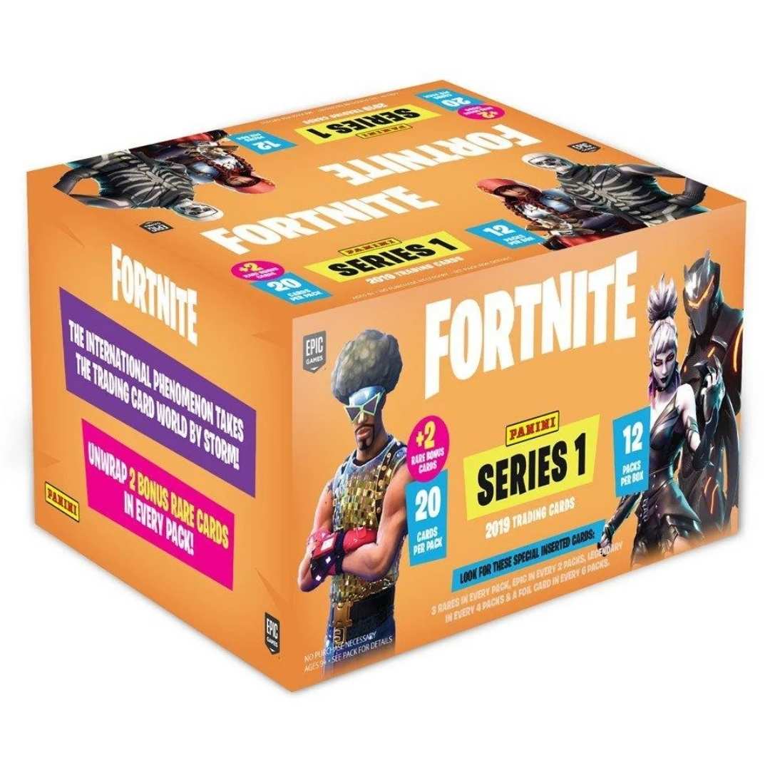 2019 Panini Fortnite Series 1 Trading Cards Fat Pack Box (Italy)